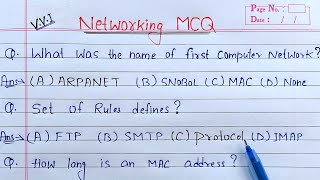 Networking Most Important MCQs | Learn Coding screenshot 4