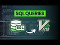Run SQL in Vim Without Plugins