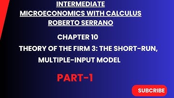 chapter 10/Short run production function./part -1
