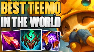 RANK 1 TEEMO IN THE WORLD CARRIES IN CHALLENGER! | CHALLENGER TEEMO TOP GAMEPLAY | Patch 13.4 S13