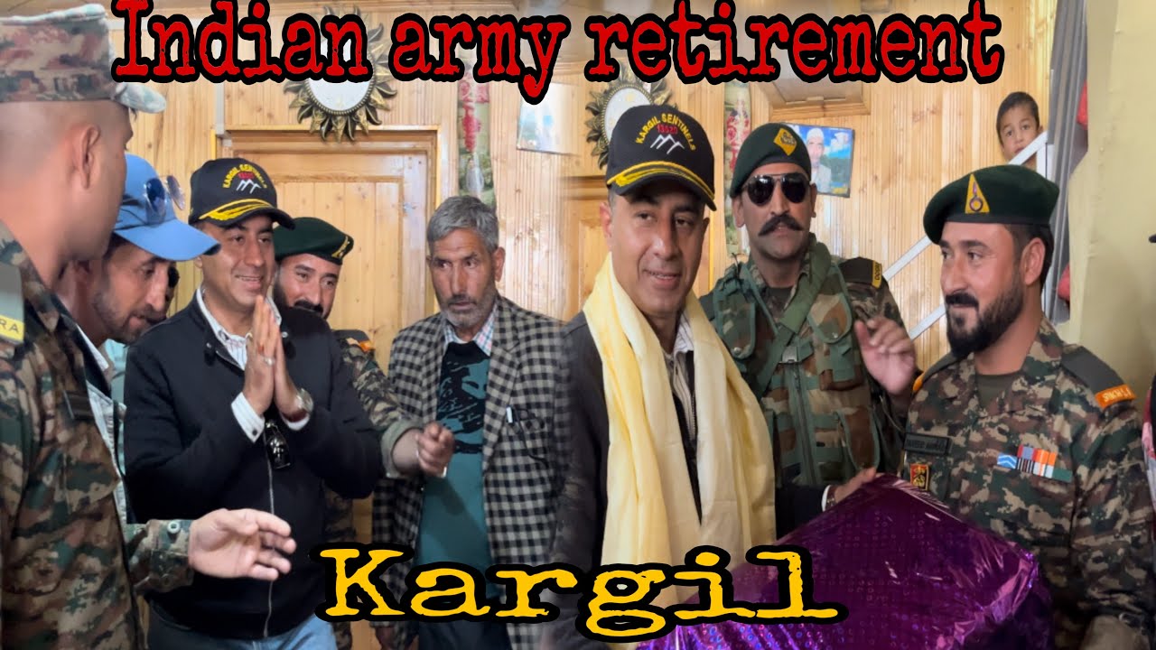 Indian Army retirement near LOC Kargil || Javid Aliyo Janbaaaz Batallion