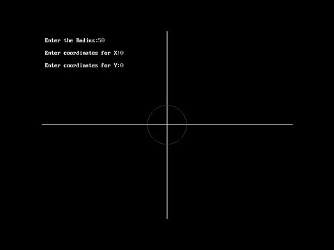Mid Point Circle program in computer Graphics