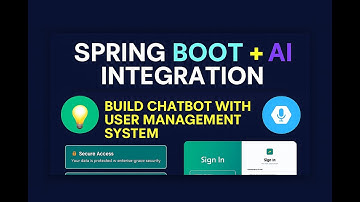 Spring Boot + AI Integration | Build Chatbot with User Management System (Full Project Demo)