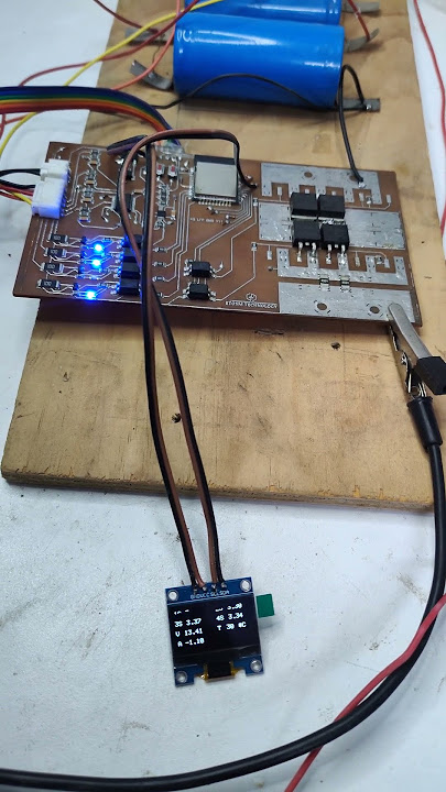 Etosm ESP32 Smart BMS Prototype – 4S Li-ion/LiFePO₄ Battery Management System #esp32 #bms