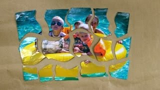 How to make a homemade photo puzzle