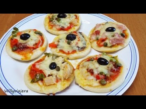MINI PIZZAS EN