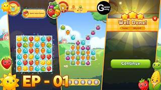 Farm Heroes Saga Gameplay Walkthrough - Levels, Tips & Mobile Match 3 Fun! (EP - 01) screenshot 2