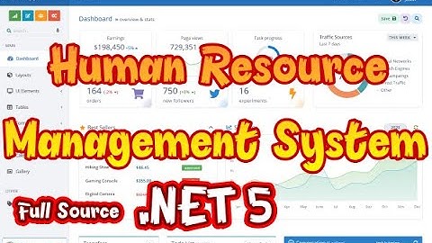 HRMS PRO | Human Resource Management System Full Source #NET5