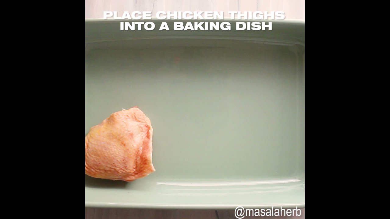 Roasted Chicken Thighs 