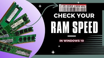 How to Check Your RAM Speed Size and Type on Windows 10