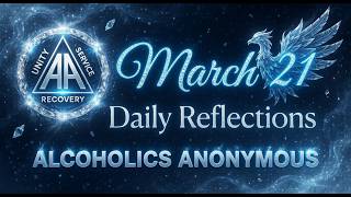 AA Daily Reflection March 21: MATERIAL AND SPIRITUAL WELL-BEING (Alcoholism Recovery Video) #Shorts
