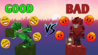 Good Player VS Bad Player in BedWars! (Blockman Go)