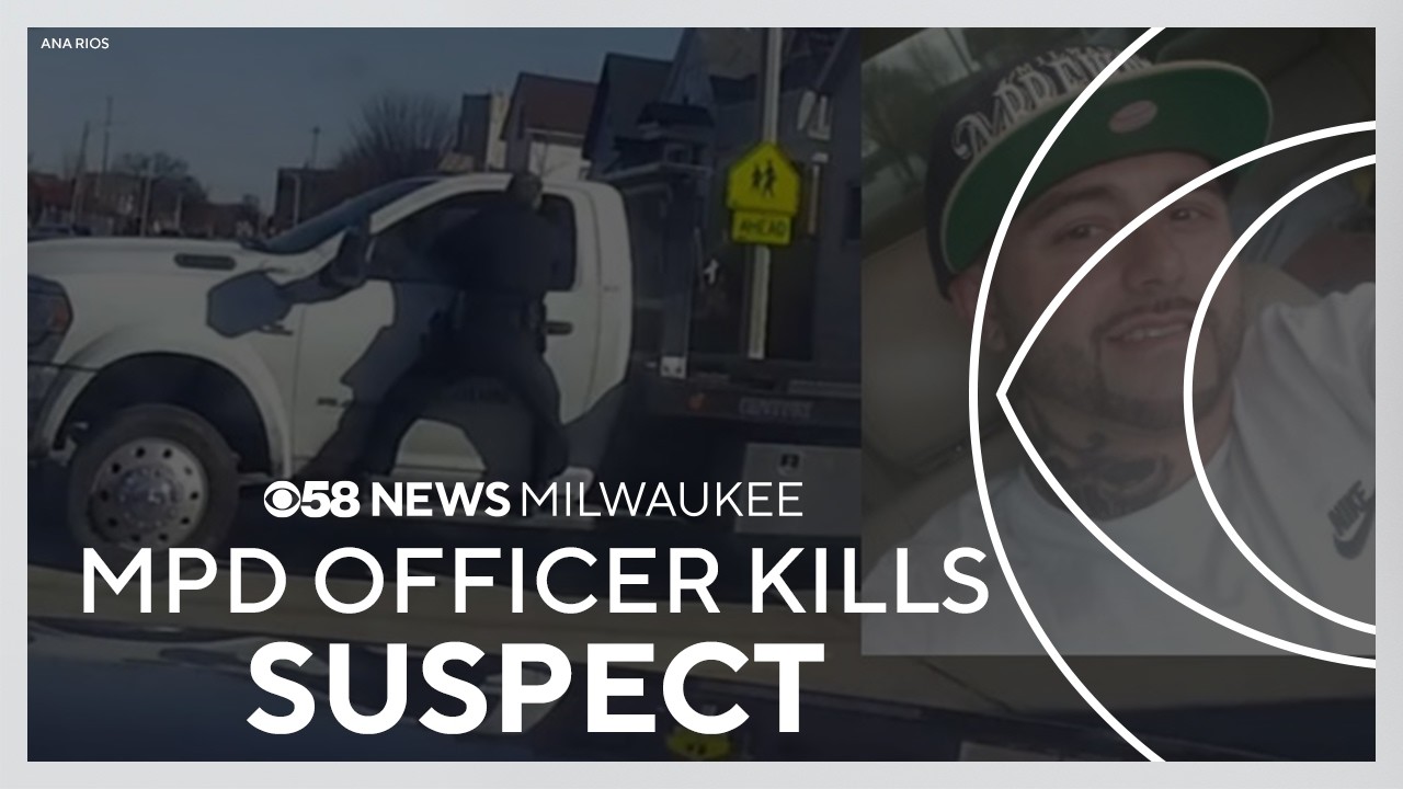 Milwaukee police officer fatally shoots tow truck driver while clinging ...