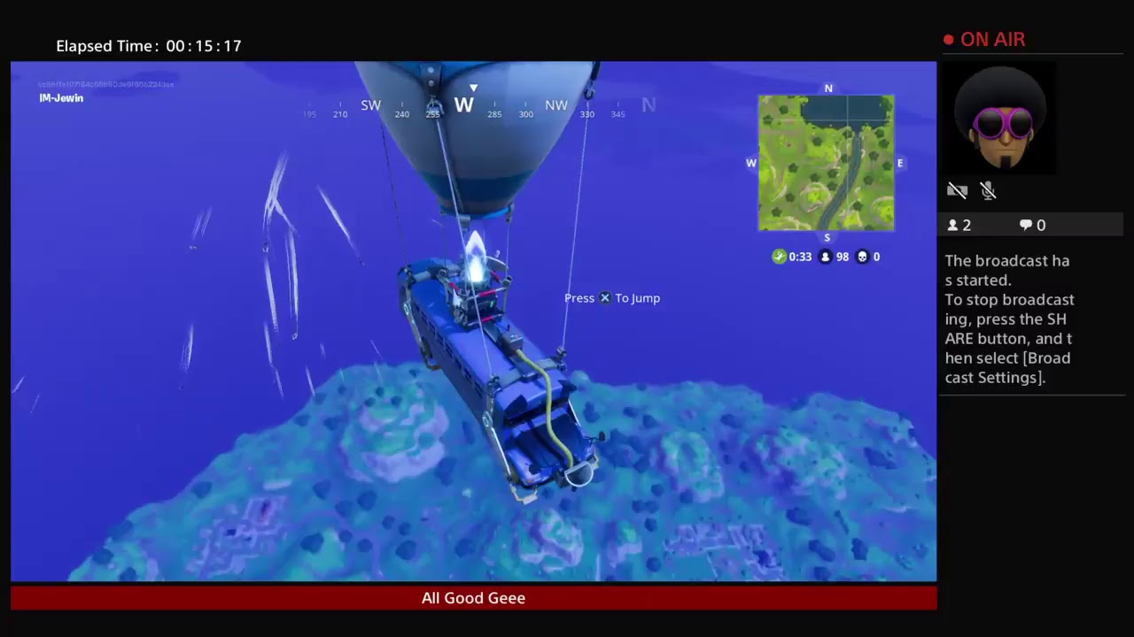 IM-Jewin's Live PS4 Broadcast