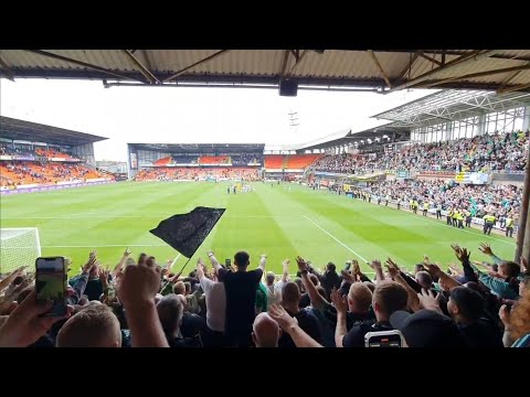 Unbelievable Celtic Destroy Dundee United 9-0 | Celtic Fans Celebrating At The End.
