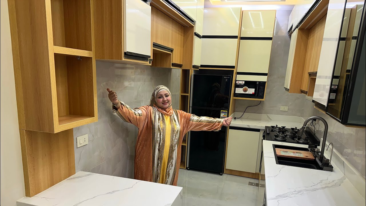 الفيديو المنتظر مطبخي الجديد رب العباد اذا وهب لا تسال عن السبب🏵🌸