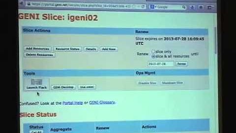GEC17: Getting Started with GENI and the GENI Portal - Part 1
