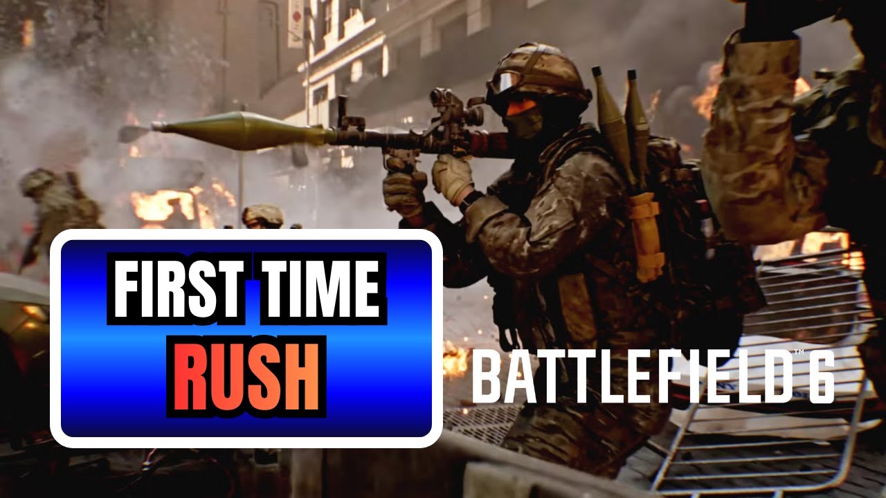 BATTLEFIELD 6 – First Time Playing RUSH Mode | 4K Gameplay