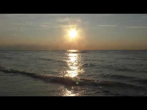 Coucher De Soleil Sur La Mer Youtube