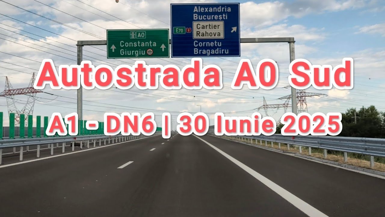 Inaugurare Autostrada A0 Sud Lot 3 | A1 - DN6 | 30 Iunie 2025