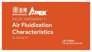 EXP 11: AIR FLUIDIZATION CHARACTERISTICS