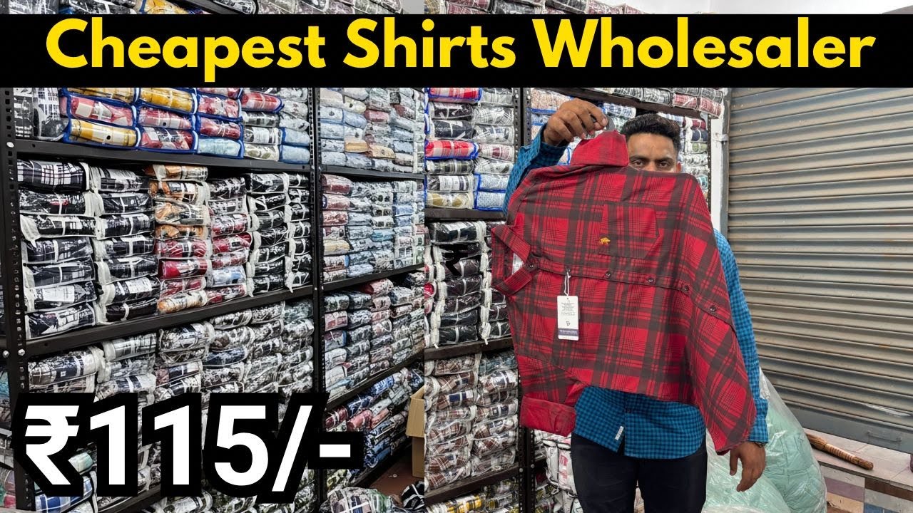 ₹115/-Shirts Wholesale Market Ahmedabad | Trending Shirts Manufacturer & Supplier | Famous Garment