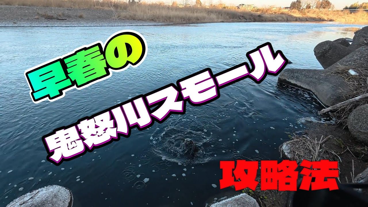 【バス釣り】早春の鬼怒川スモール攻略！