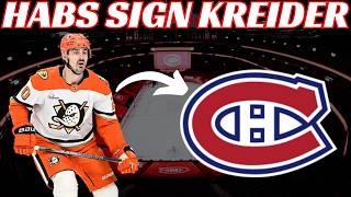 Breaking News: Habs Sign Chris Kreider, VGK Extend Mark Stone & Leafs Sign Blankenburk PTO