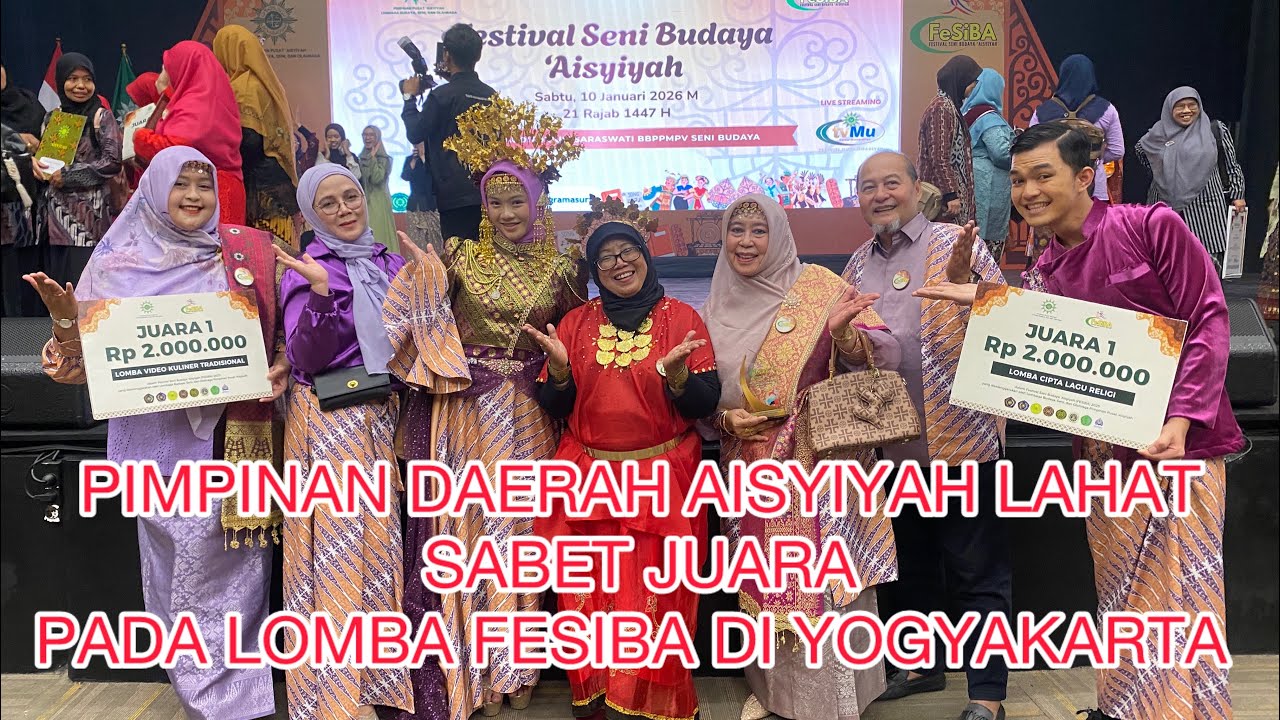 PDA LAHAT SABET JUARA NASIONAL PADA LOMBA FESIBA DI YOGYAKARTA 