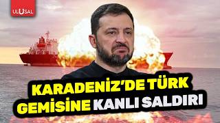 Karadeniz'de Rusya'dan kömür alan Türk gemisi İHA ile vuruldu! 1 kişi hayatını kaybetti