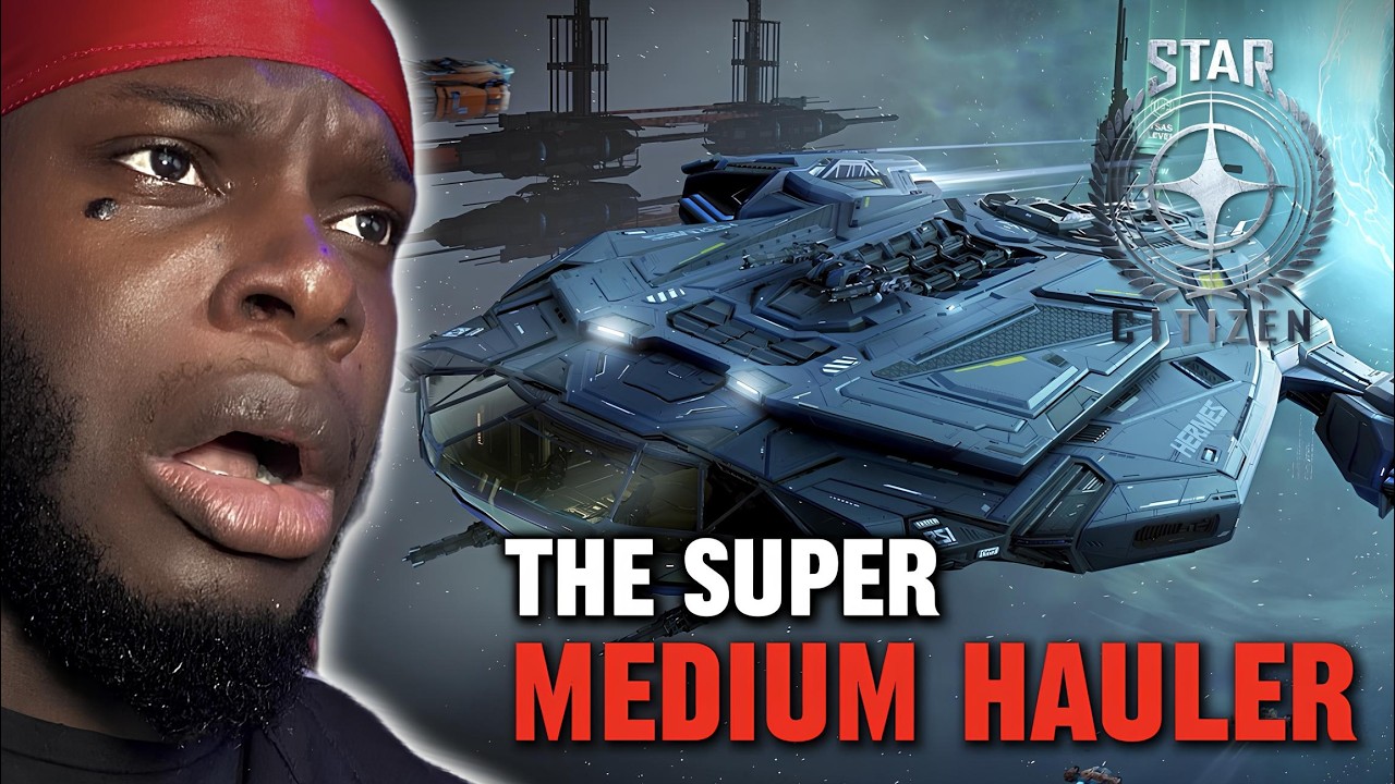 The Hermes Is An OP Medium Hauler! Star Citizen Behind The Ship [REACTION]