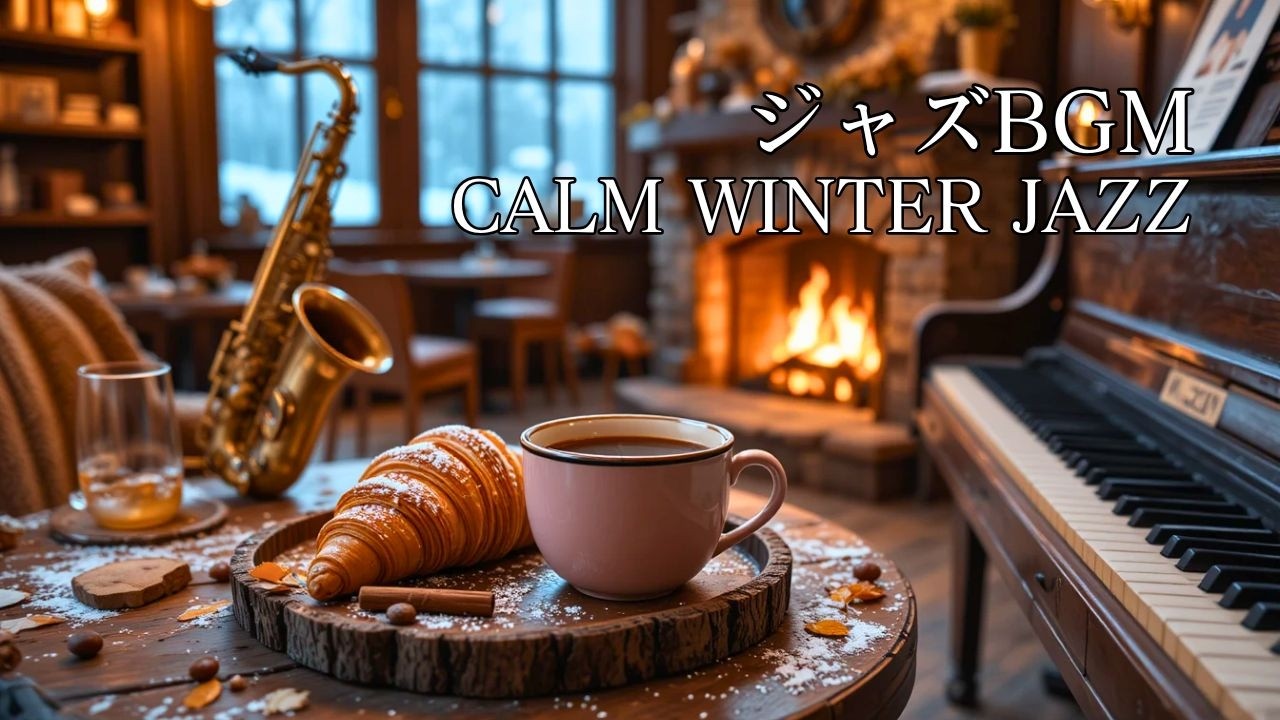 【作業用BGM】静かな冬夜に包まれるウィンタージャズ｜長時間集中に最適な作業BGM ❄️🌌 | Cozy Winter Jazz for Productivity