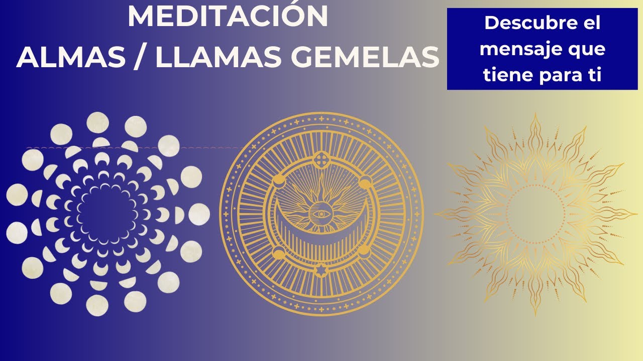 🌑 MEDITACIÓN ALMAS / LLAMAS GEMELAS ☀️ HABLA con tu LLAMA o ALMA GEMELA ...