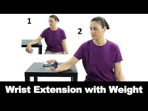 Wrist Extension with Weight - Ask Doctor Jo