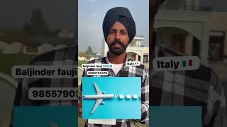 Baljinder fauji #italy #punjabi #spain #visa #workpermit #india #world