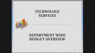 Technology Services Budget Presentation 2017