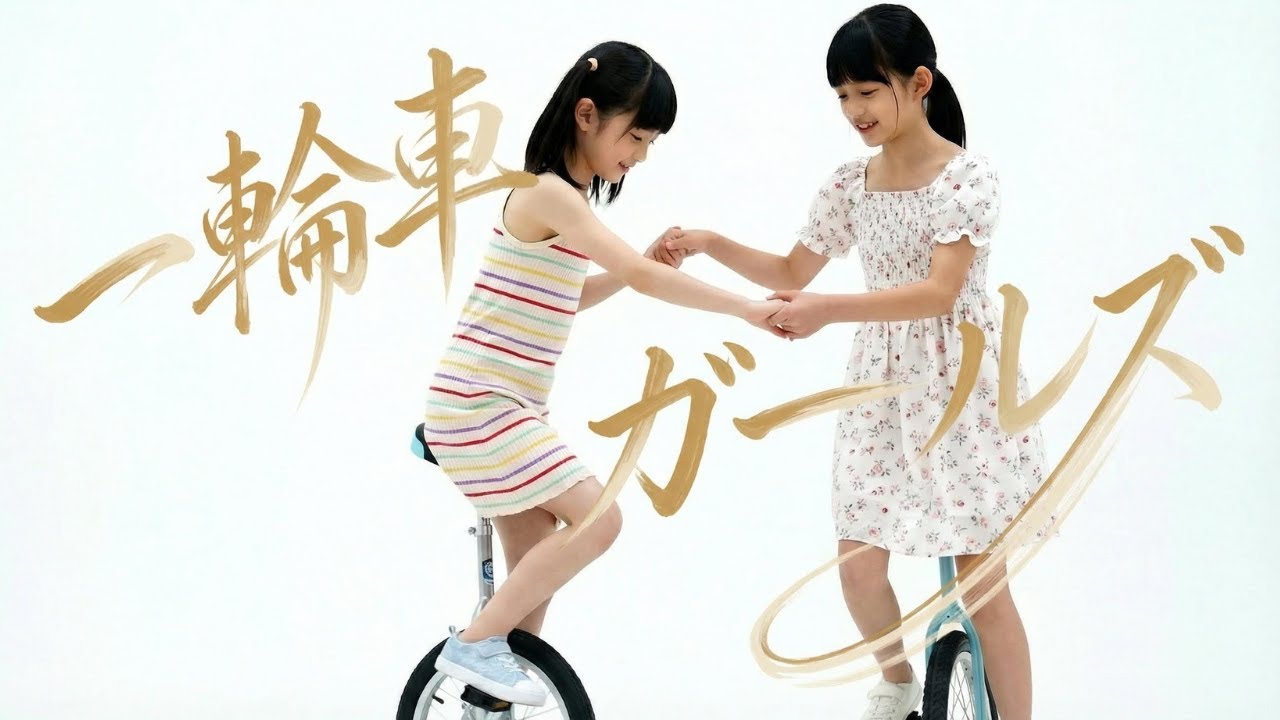 【美少女AI】一輪車ガールズ (Little Unicycle Girls)【AI Girl】