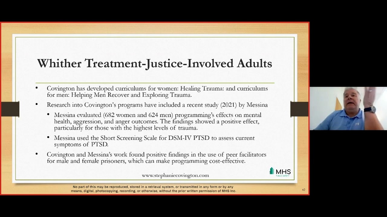 Assessment of Trauma and Risk-Need-Responsivity Principles: Part 2: Trauma