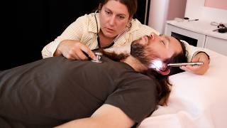 ASMR Doctor Gives Head-To-Toe Assessment (but he fails so many tests) screenshot 1