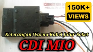 🔴 SOKET CDI YAMAHA MIO SPORTY ❗5TL ❗WARNA DAN PENJELASAN JALUR KABEL
