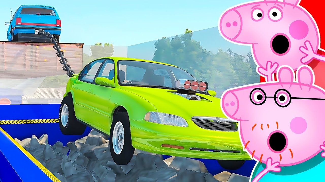 Reacting To Cars vs GIANT SHREDDER (BeamNg Drive)