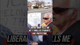 Anti-ICE Liberal protestor tells me that students ARE NOT protesting to GET OUT OF CLASS!
