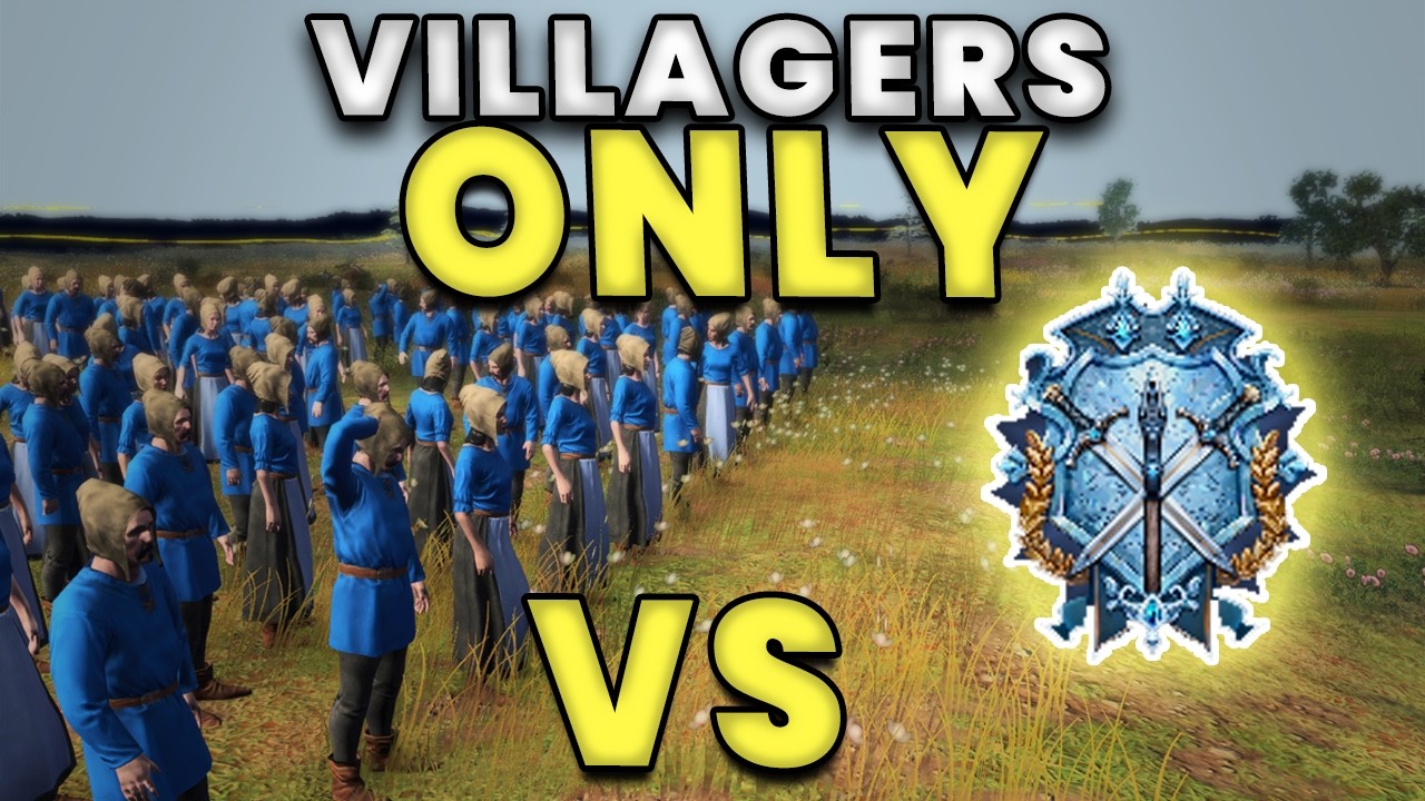 ONLY Villagers vs Diamond Players in AoE4