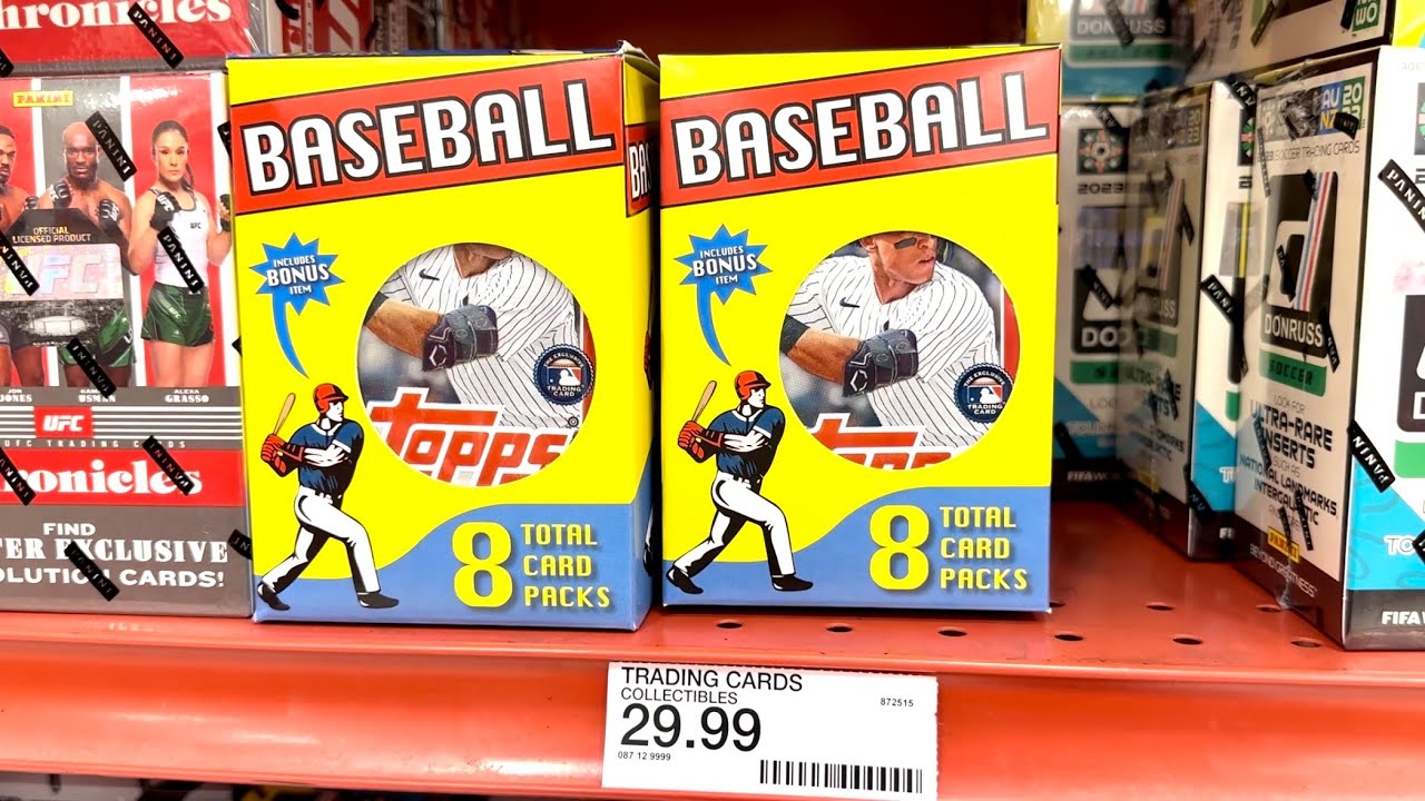 (Audio fixed) NEW TARGET REPACK BASEBALL CARD BOXES! YouTube