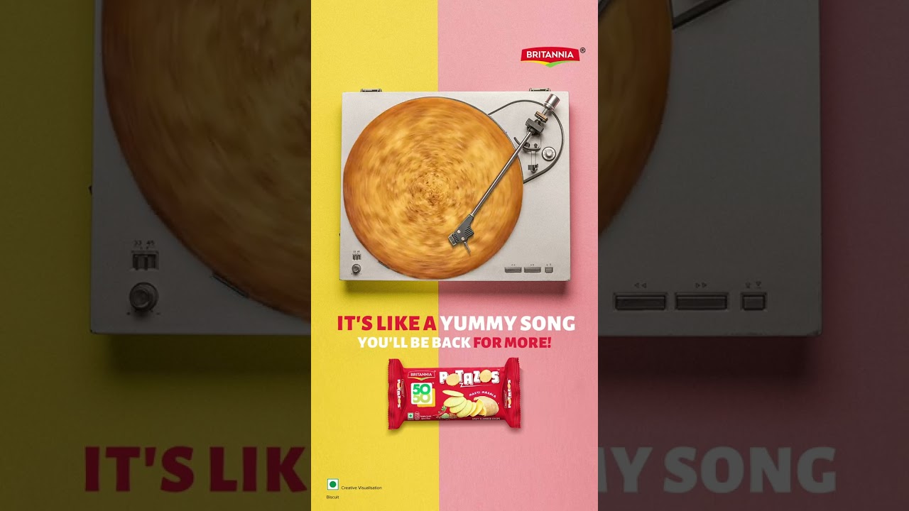 Social Media Gif Post for Britannia Potatoz | Gif Animation | Motion Graphic Video | Social Media