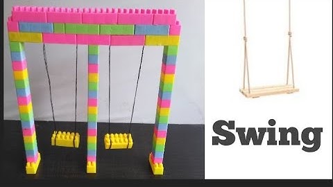 How To Make Swing With Blocks || building blocks || Blocks game || swing
