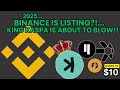 BINANCE IS LISTING?! KING KASPA IS ABOUT TO BLOW!! #kas #jas #qnt #qubic