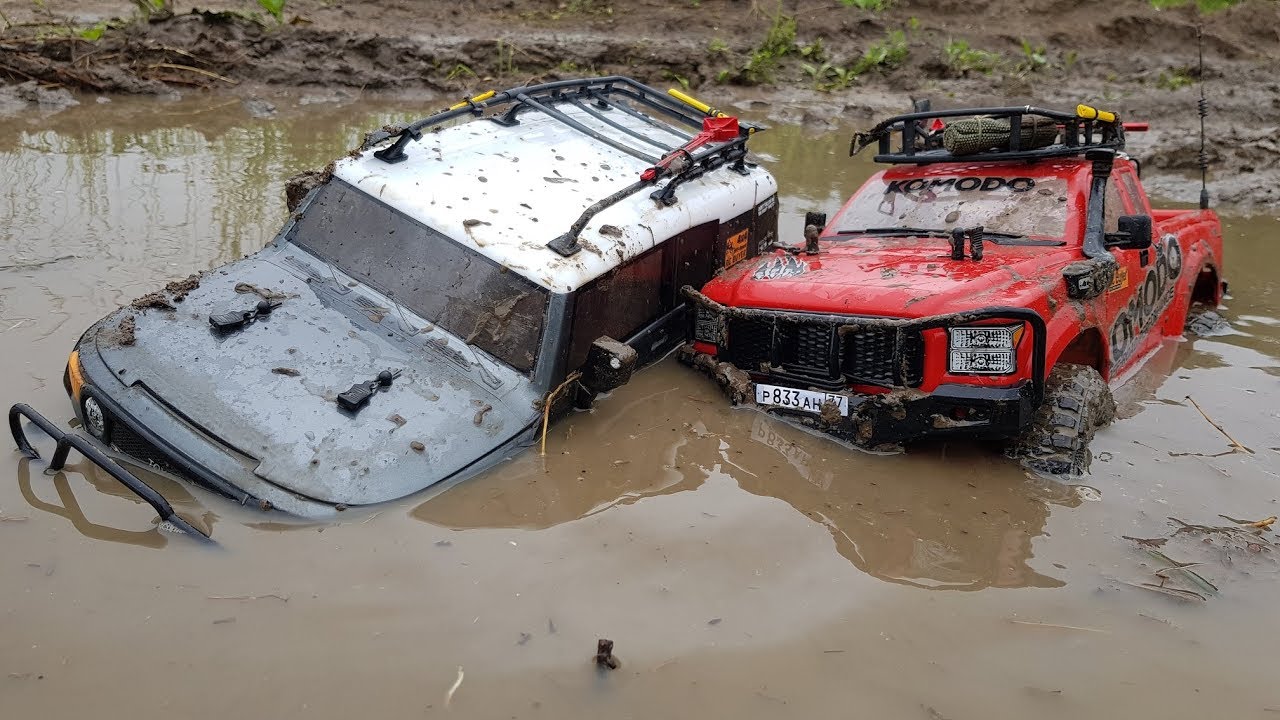 Сравнительный тест-драйв HPI Toyota FJ Cruiser и G-made Komodo