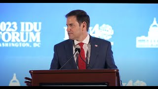 Senator Rubio Delivers Remarks at the International Democracy Union Forum