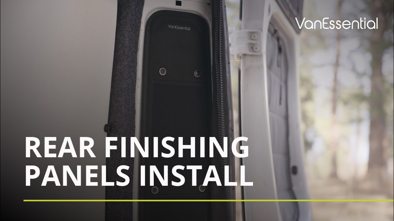 Promaster Rear Finishing Panels Install - VanEssential - YouTube